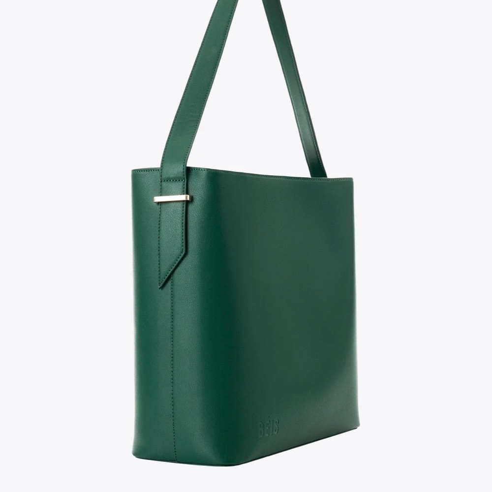 BEIS WICKED TOTE IN WICKED GREEN - Picture 12 of 13